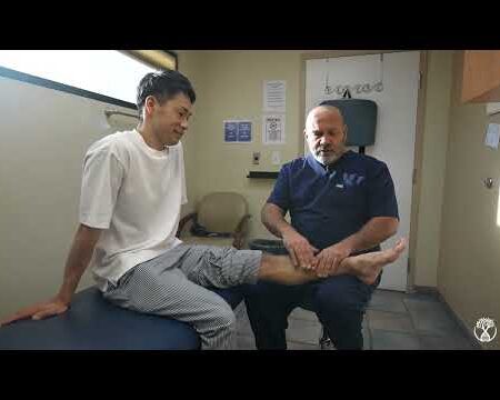 Acrobat's Ankle Freedom: Chiropractor Dr. Laurito's Expert Adjustment